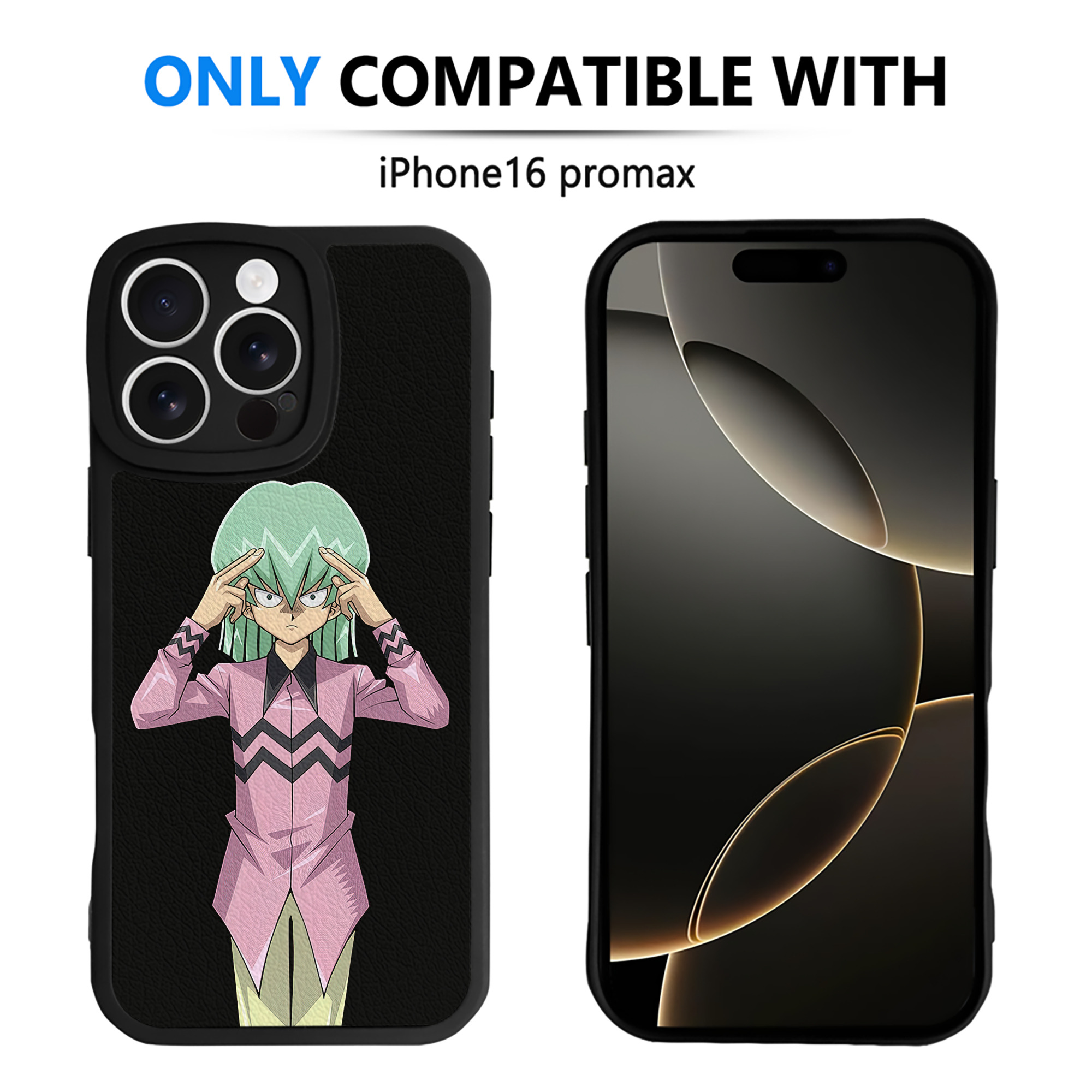 遊☆戯☆王 Yu-Gi-Oh! 【iPhone 16シリーズ対応】シリコンスマホケース（レザー調） 材質：シリコン
